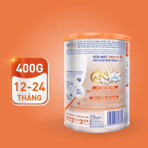 Sữa bột NAN InfiniPro A2 số 1 (đạm quý A2) 800g (0 - 12 tháng)