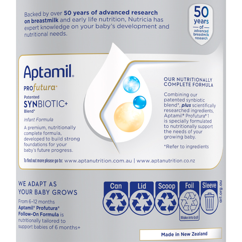 Sữa bột Aptamil Úc Profutura số 1 900g (0 - 6 tháng)