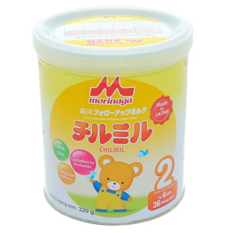 Sữa bột Morinaga Chilmil số 2 320g (6 - 36 tháng)