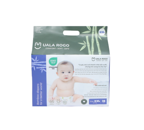 Tã quần UalaRogo size XXL 38 miếng (cho bé 15-20kg)