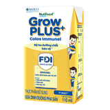 Lốc 4 hộp sữa non pha sẵn Nutifood GrowPLUS+ Colos Immunel hương vani 110 ml (từ 1 tuổi)