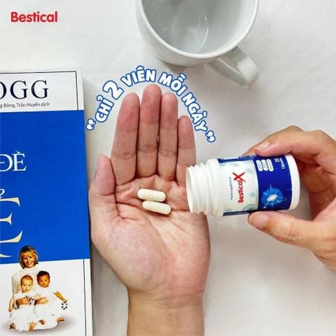 Canxi sinh học dạng viên Bestical X dành cho bé từ 8 tuổi