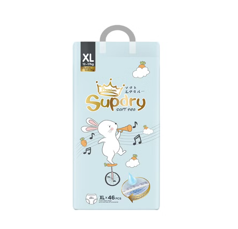Tã bỉm Supdry Premium size XL 46 miếng (cho bé trên 12 – 17kg)