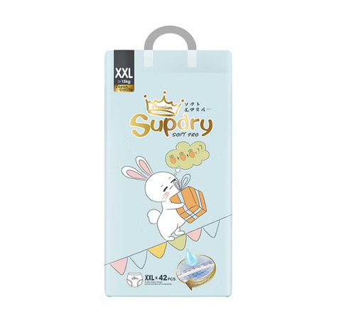 Tã bỉm Supdry Premium size XXL 42 miếng (cho bé trên 15kg)