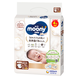 Tã dán Moony Natural size NB 62 + 4 miếng (Dưới 5 kg)