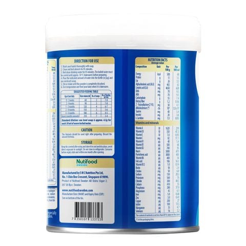 Sữa bột Nutifood GrowPlus+ Boosting Digestion 800g (0-12M)