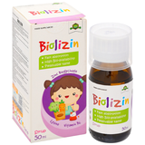 Siro Biolizin tăng cường sức đề kháng hương đào, 50 ml dạng uống (từ 3 tháng)