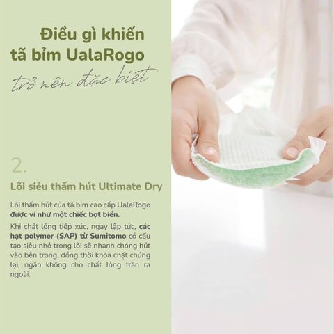Tã quần UalaRogo size XL 40 miếng (cho bé 9-14kg)