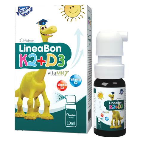 LineaBon K2+D3 hỗ trợ hấp thu canxi, 10 ml dạng xịt (từ 0 tháng)