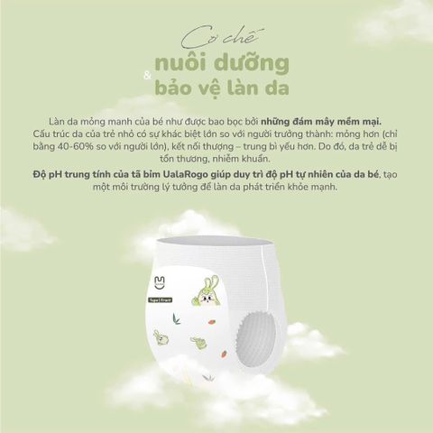 Tã quần UalaRogo size XL 40 miếng (cho bé 9-14kg)