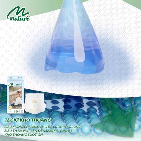 Tã dán Momo Diamond Nature size S 56 miếng (cho bé 4-8kg)