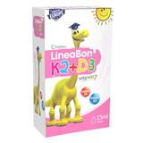 LineaBon K2+D3 Plus hỗ trợ hấp thu canxi, 15 ml dạng nhỏ giọt (từ 0 tháng)