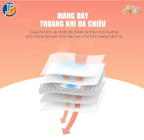 Tã quần Supdry Ultra size XXXL 38 miếng (cho bé trên 17kg)