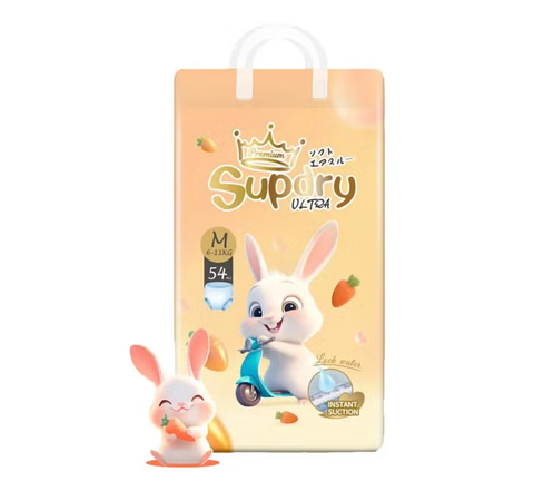 Tã quần Supdry Ultra size M 54 miếng (cho bé trên 6 – 11kg)