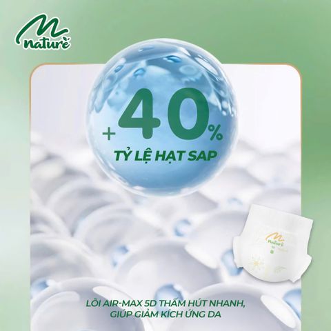 Tã quần Momo Diamond Nature size XXL 40 miếng (cho bé từ 15 -20kg)