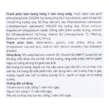 Viên uống bổ sung canxi Aplicaps Menacal (60 viên)