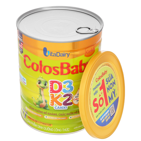 Sữa bột ColosBaby Gold D3K2 0+ (sữa non) 800g (0 - 12 tháng)