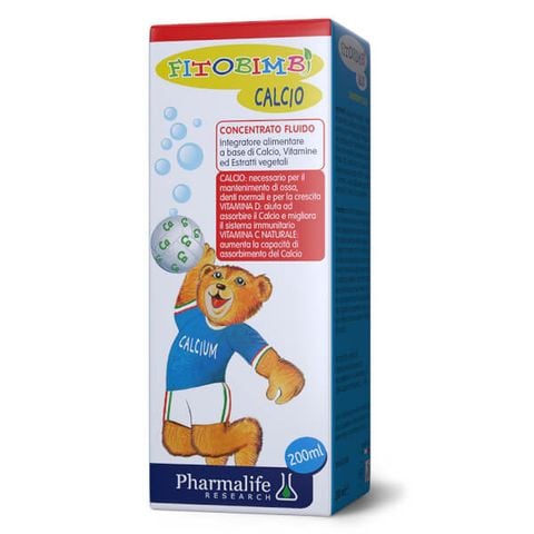 Fitobimbi Calcio - Siro bổ sung Canxi giúp xương chắc khỏe cho bé