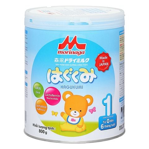 Sữa bột Morinaga Hagukumi số 1 800g (0 - 6 tháng)