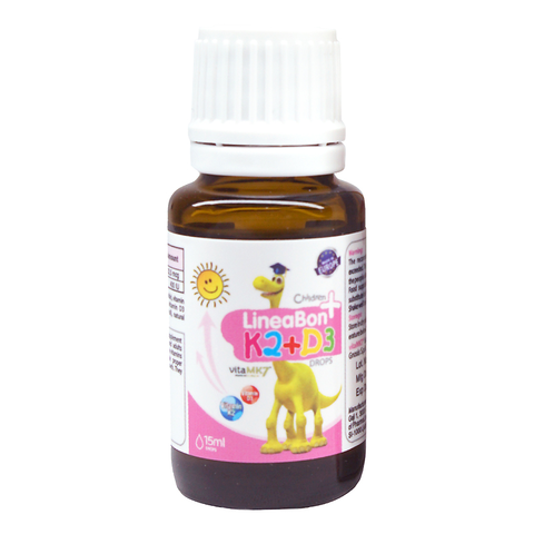 LineaBon K2+D3 Plus hỗ trợ hấp thu canxi, 15 ml dạng nhỏ giọt (từ 0 tháng)