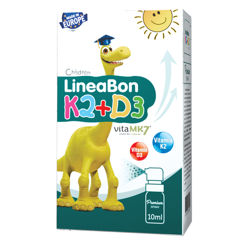 LineaBon K2+D3 hỗ trợ hấp thu canxi, 10 ml dạng xịt (từ 0 tháng)