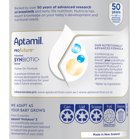 Sữa bột Aptamil Úc Profutura số 2 900g (6 - 12 tháng)