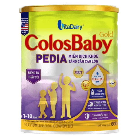 Sữa ColosBaby Gold Pedia 800g (1 - 10 tuổi)