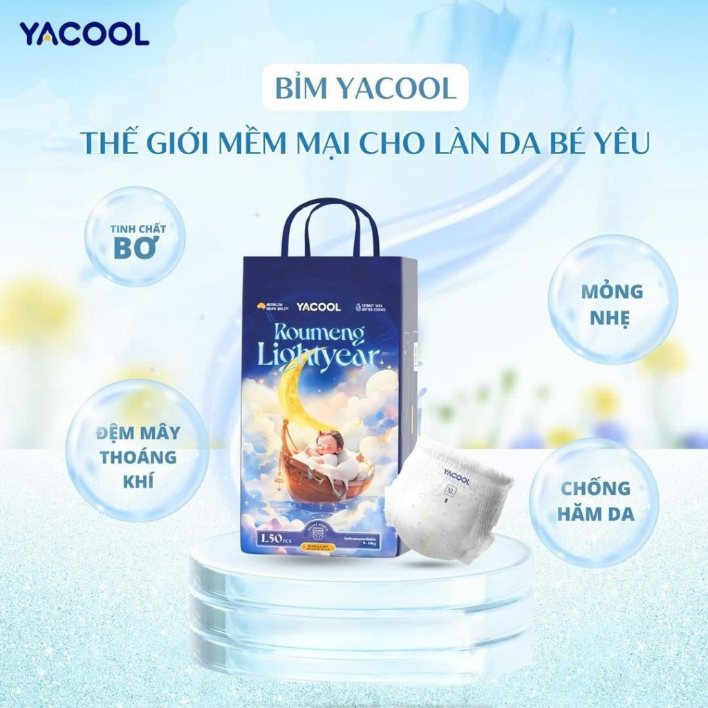 Bỉm dán Yacool NB70 (<5kg)