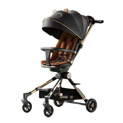 Xe đẩy K8 gấp gọn cho bé kèm bàn ăn + vô lăng nhạc giải trí