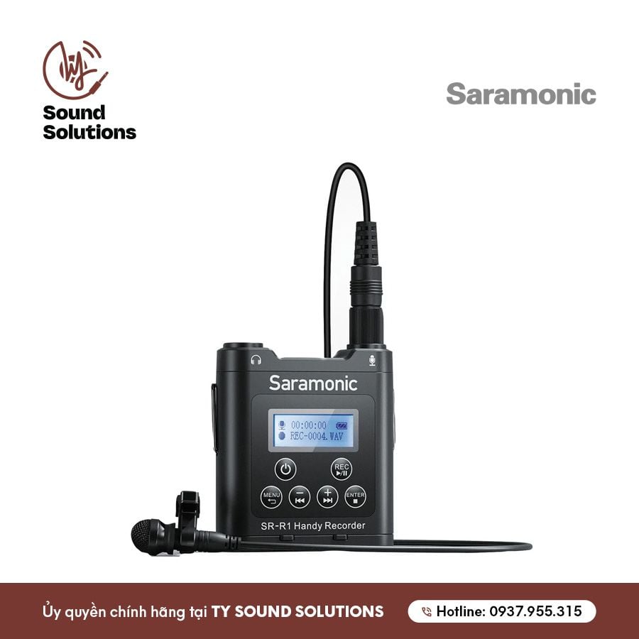 MÁY GHI ÂM CHÍNH HÃNG - SARAMONIC SR-R1