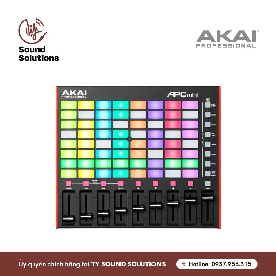 THIẾT BỊ SẢN XUẤT ÂM NHẠC CHÍNH HÃNG - AKAI APC MINI MK2