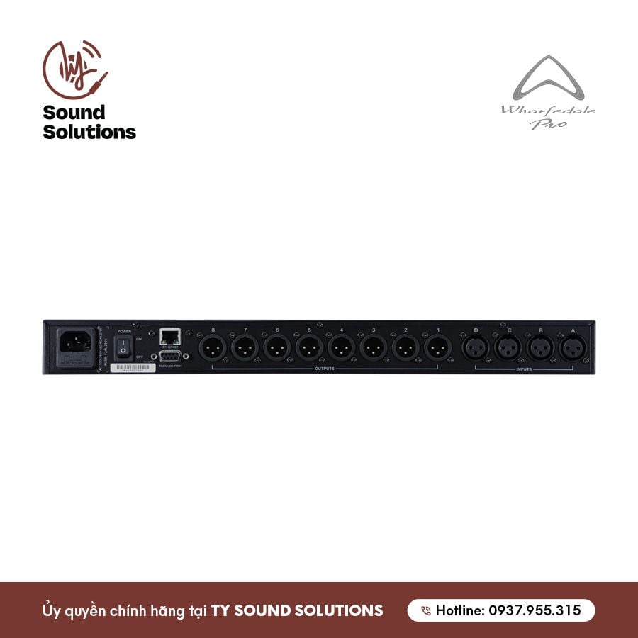 BỘ XỬ LÝ TÍN HIỆU ÂM THANH DSP CHÍNH HÃNG - WHARFEDALE PRO VERSADRIVE SC-48