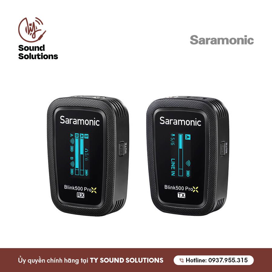 BỘ MICRO KHÔNG DÂY CHÍNH HÃNG - SARAMONIC BLINK500 PROX B1