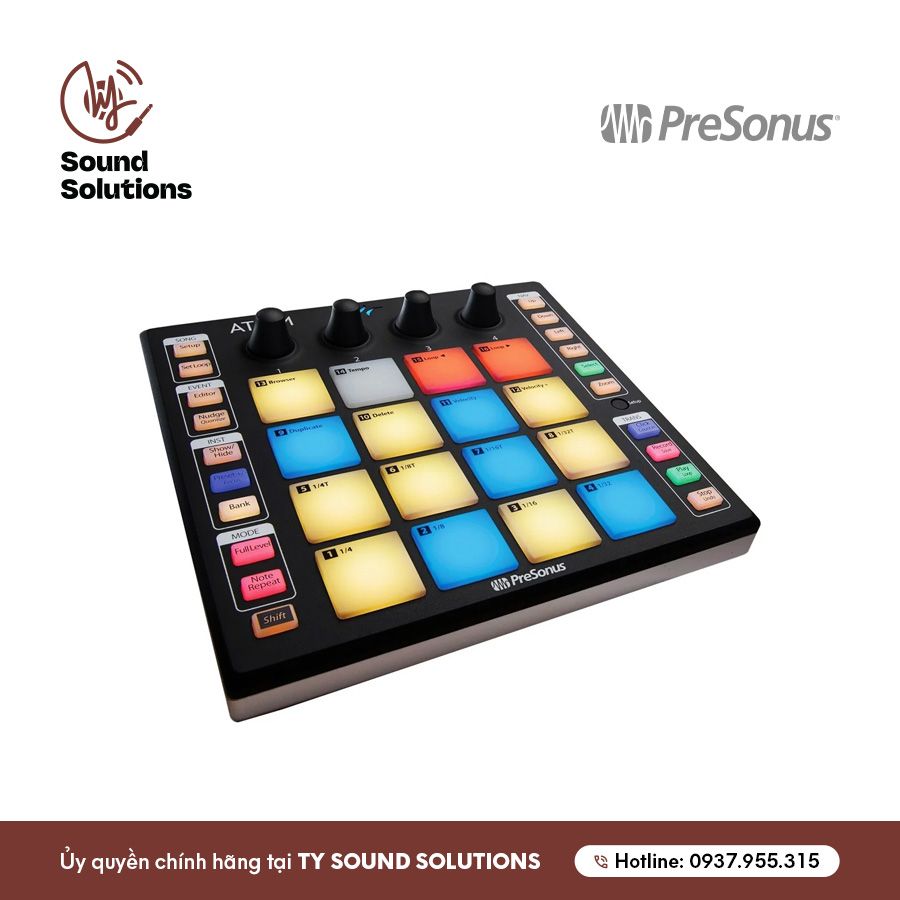 THIẾT BỊ SẢN XUẤT ÂM NHẠC CHÍNH HÃNG - PRESONUS ATOM 16-PAD