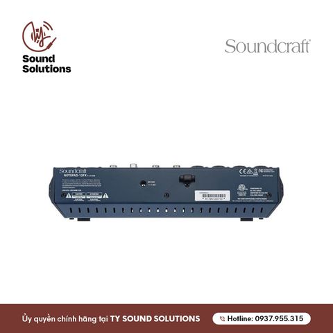  BÀN MIXER ANALOG CHÍNH HÃNG - SOUNDCRAFT NOTEPAD 12FX 