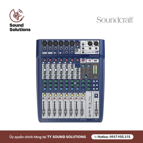  BÀN MIXER ANALOG CHÍNH HÃNG - SOUNDCRAFT SIGNATURE 10 