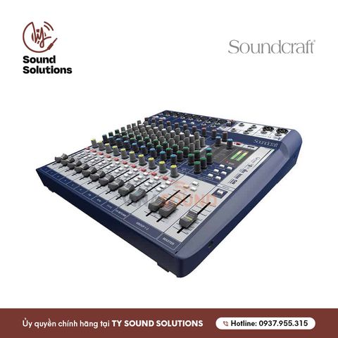  BÀN MIXER ANALOG CHÍNH HÃNG - SOUNDCRAFT SIGNATURE 12 