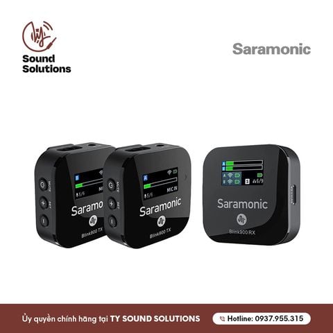  BỘ MICRO KHÔNG DÂY CHÍNH HÃNG - SARAMONIC BLINK900 B2 