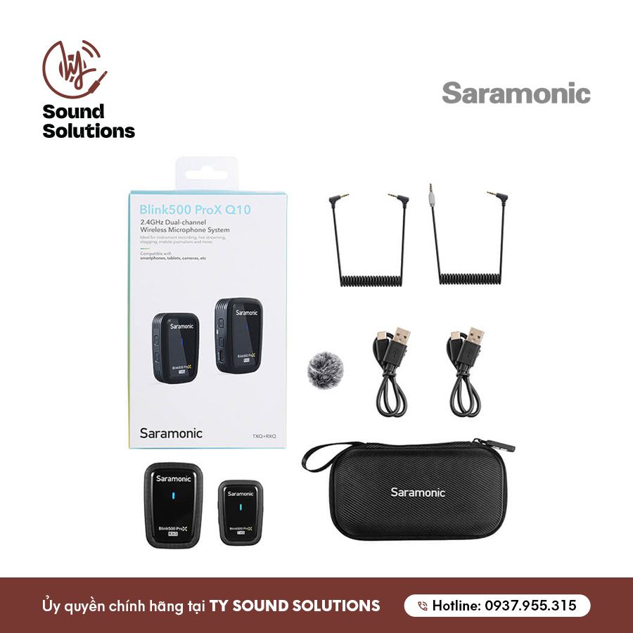 MICRO THU ÂM CHÍNH HÃNG - SARAMONIC BLINK500 PROX Q10
