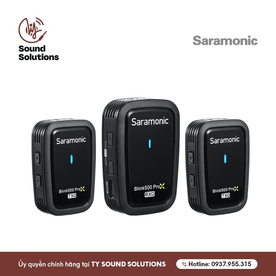 MICRO THU ÂM  CHÍNH HÃNG - SARAMONIC BLINK500 ProX Q20