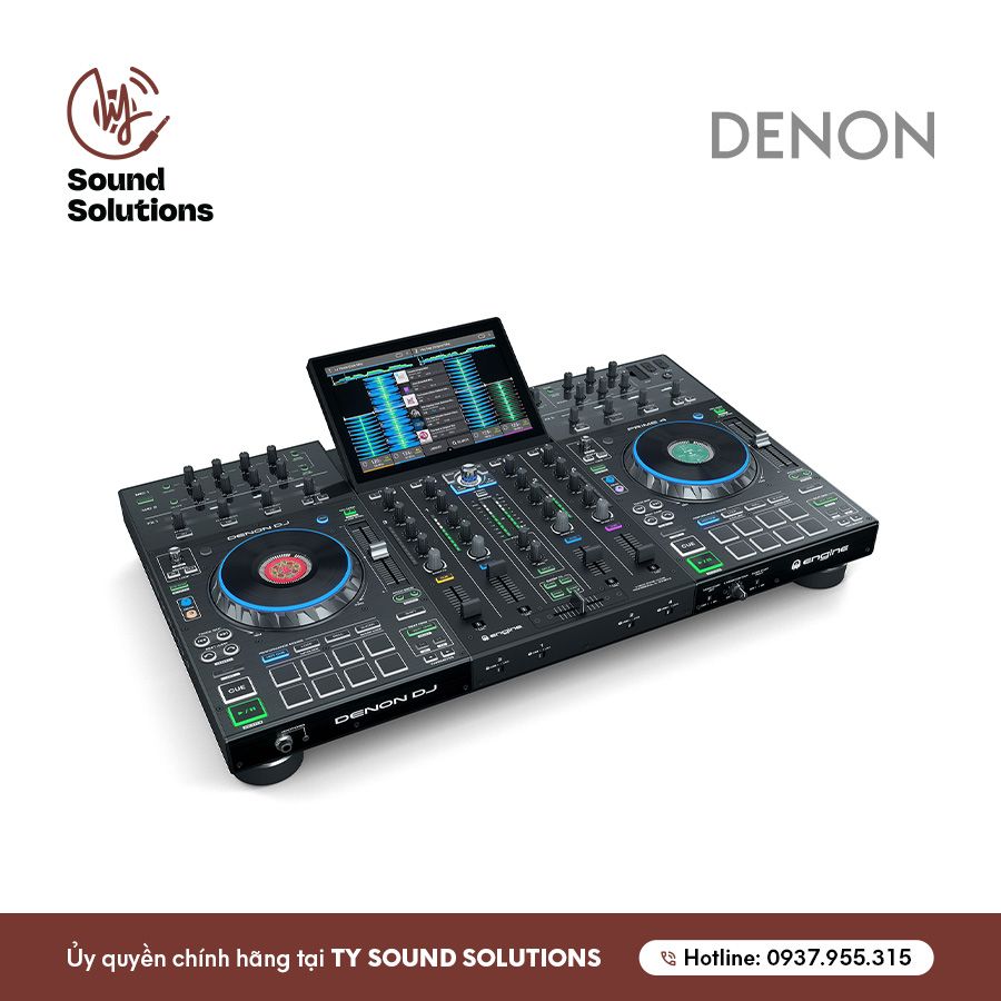 BÀN DJ CHÍNH HÃNG - DENON PRIME 4 (Máy đã qua sử dụng)