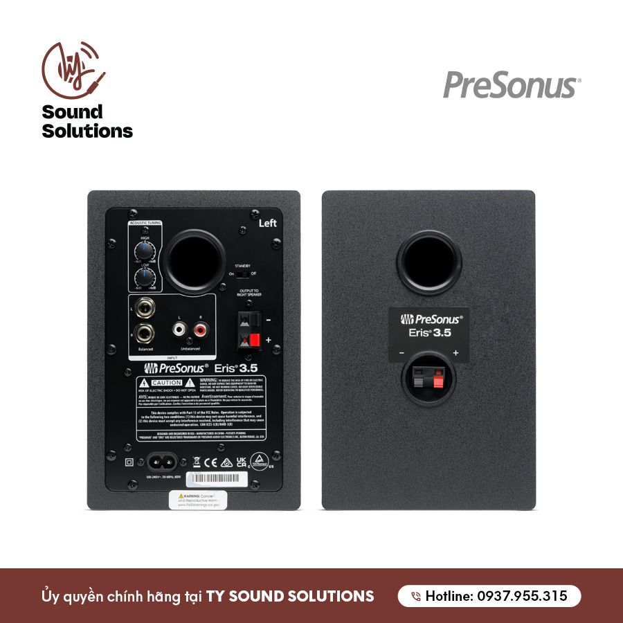 LOA KIỂM ÂM CHÍNH HÃNG - PRESONUS ERIS 3.5
