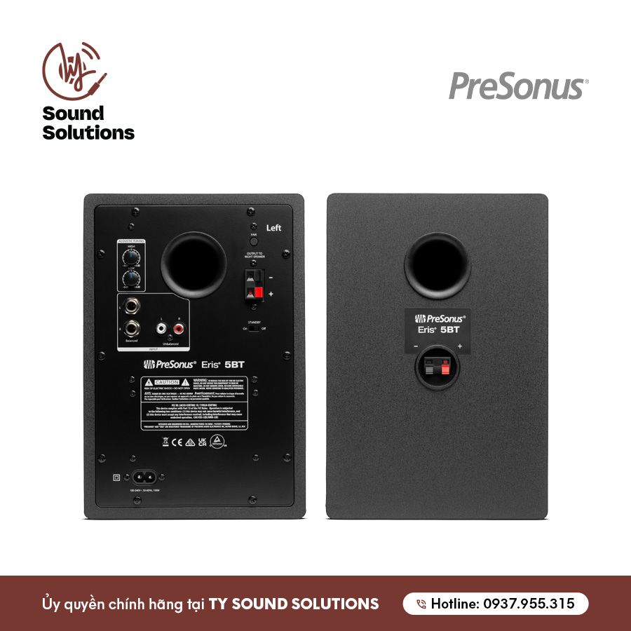 LOA KIỂM ÂM CHÍNH HÃNG - PRESONUS ERIS 5BT 2ND GEN