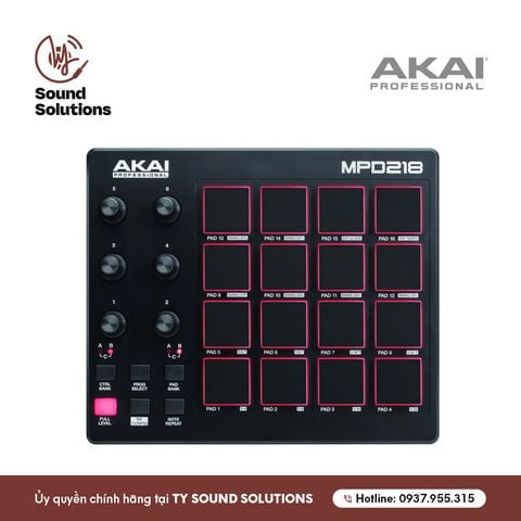  THIẾT BỊ SẢN XUẤT ÂM NHẠC CHÍNH HÃNG - AKAI MPD218 