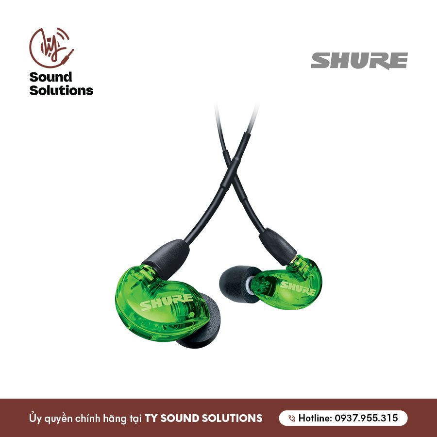 TAI NGHE INEAR CHÍNH HÃNG CÓ DÂY - SHURE SE215 PRO SPECIAL EDITION