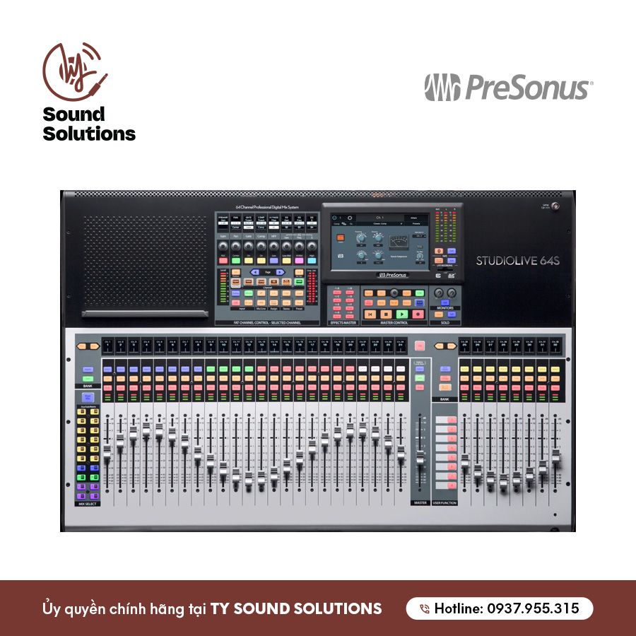 BÀN MIXER CHÍNH HÃNG - PRESONUS STUDIO LIVE 64S