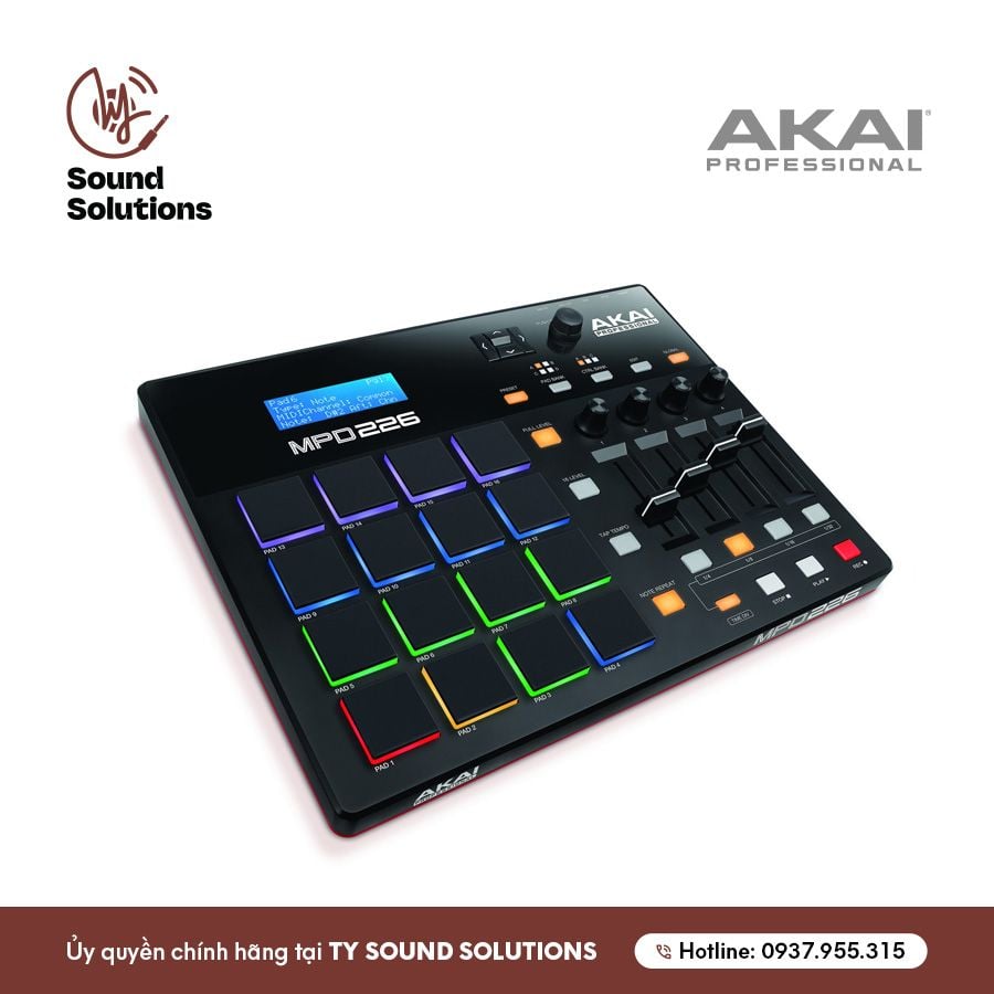 THIẾT BỊ SẢN XUẤT ÂM NHẠC CHÍNH HÃNG - AKAI MPD226