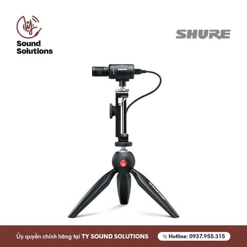 MICRO THU ÂM CHUYÊN NGHIỆP CHÍNH HÃNG - SHURE MV88+ KÈM VIDEO KIT + CHÂN TRIPOD ĐỂ BÀN 