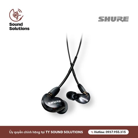  TAI NGHE INEAR CHÍNH HÃNG CÓ DÂY - SHURE SE215 PRO MÀU ĐEN 
