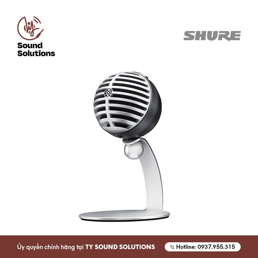 MICRO THU ÂM CHUYÊN NGHIỆP CHÍNH HÃNG - SHURE MV5